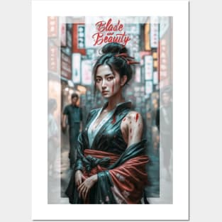 Proud Warrior: Resilient Japanese Woman Posters and Art